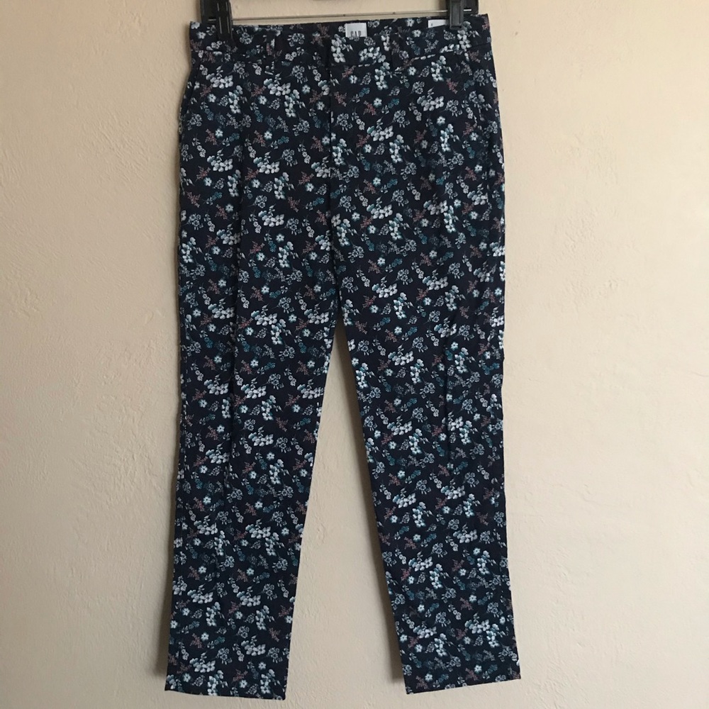 GAP Floral Slim City Crop